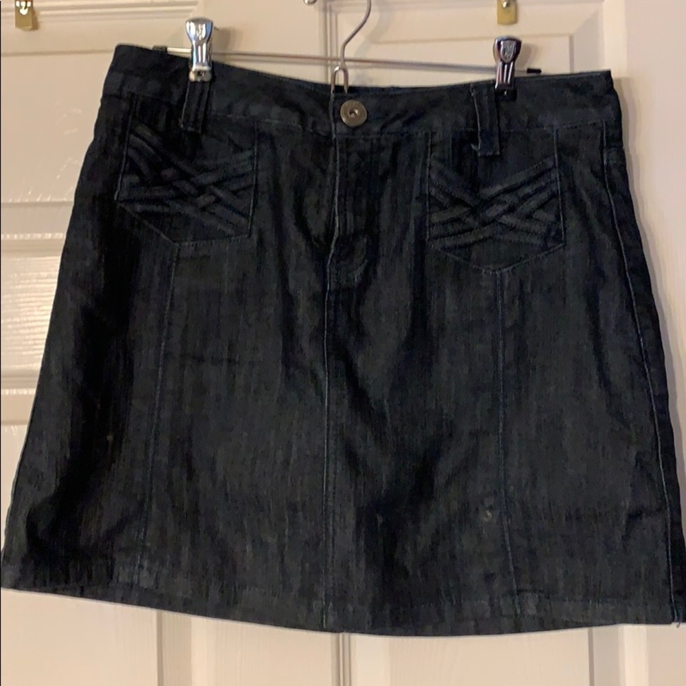 Denim skort